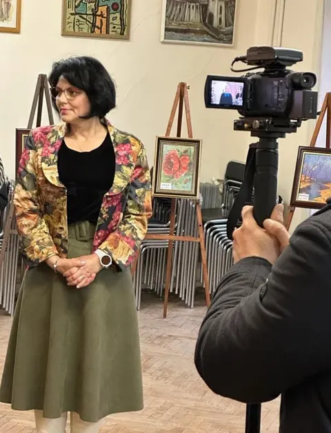 At the opening, in front of a camera, Vidin — 24 January 2023