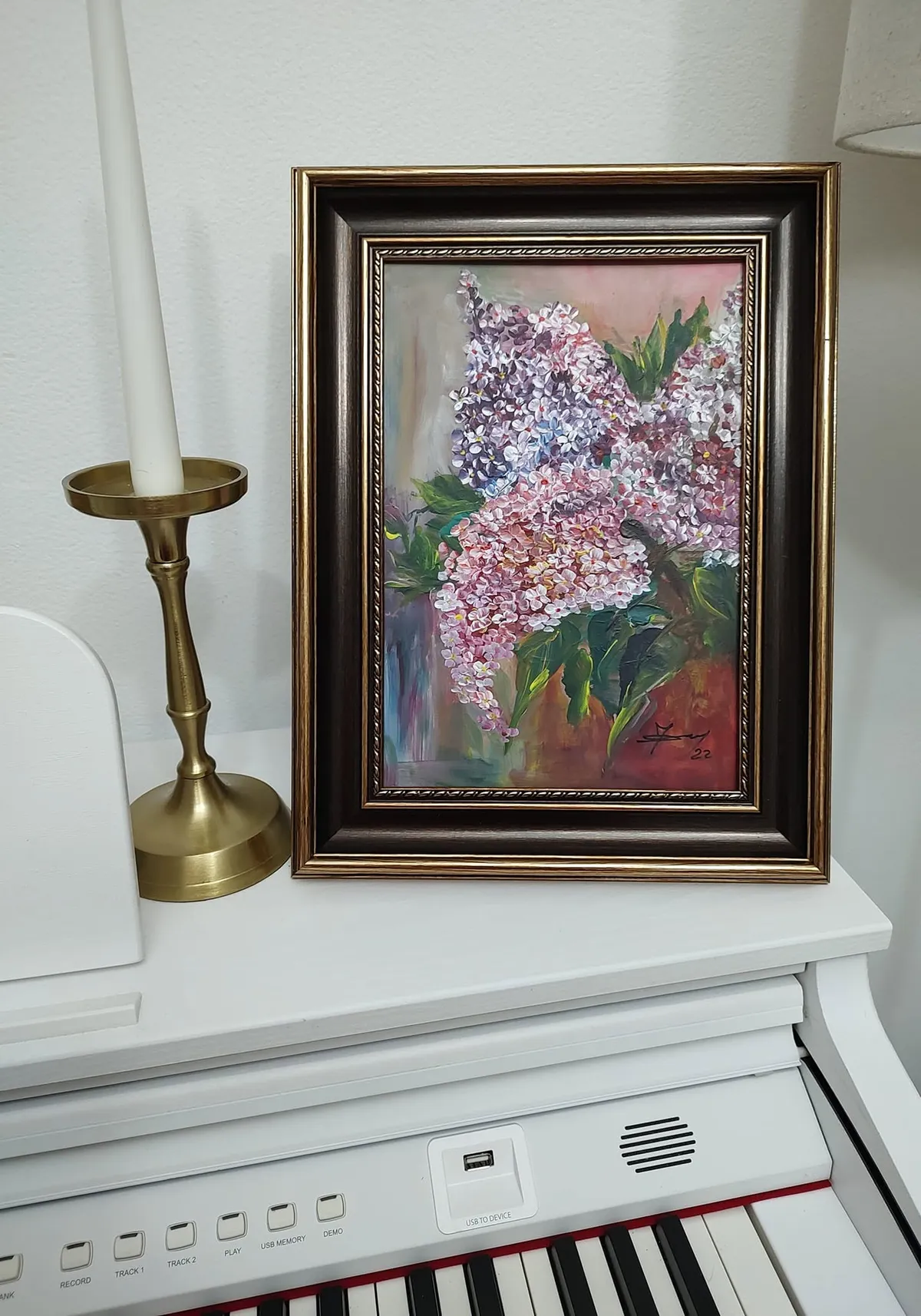 Liliac roz, ramă mică — Nicoleta Iagăru