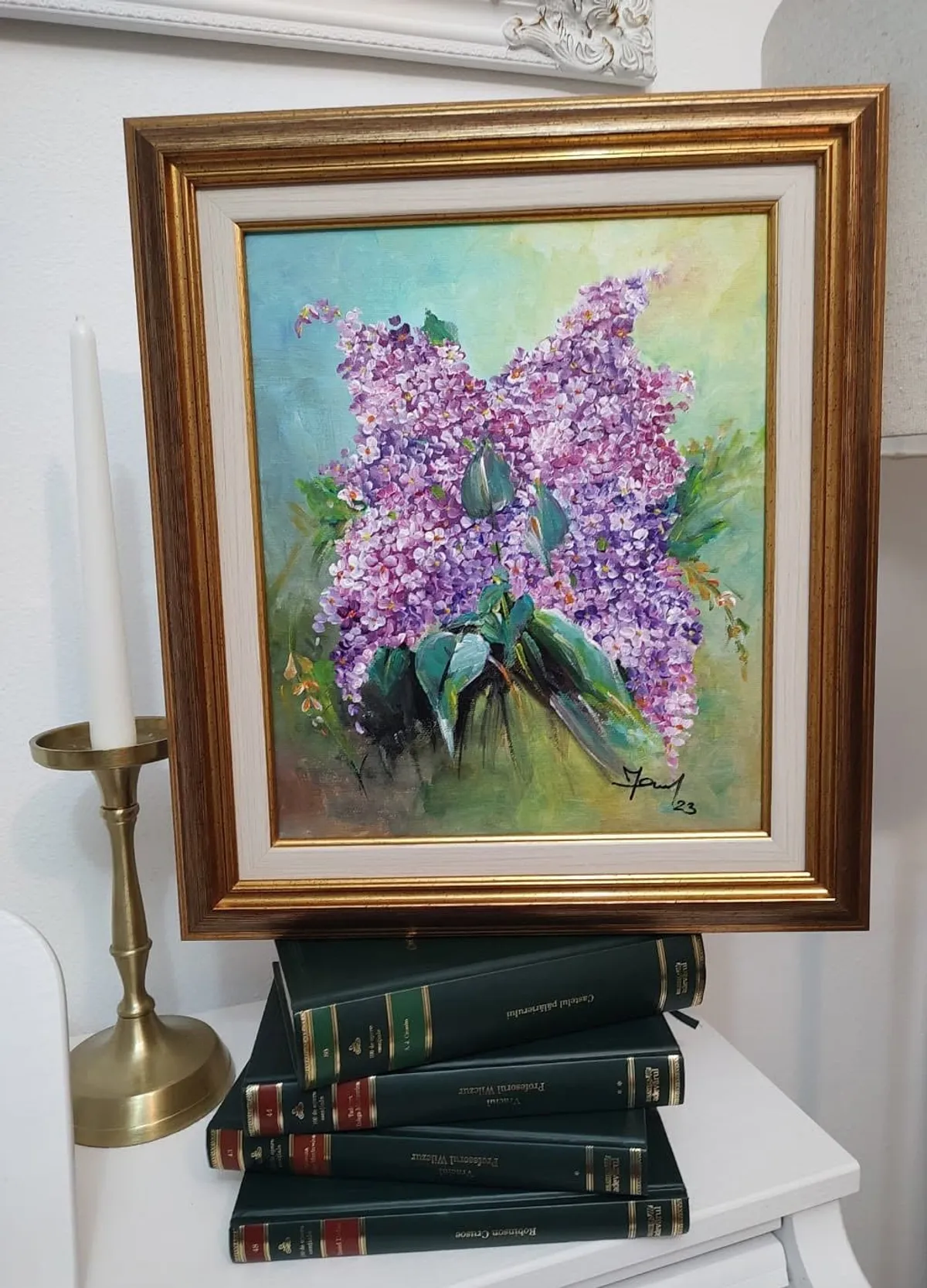 Liliac în ramă aurie — Nicoleta Iagăru